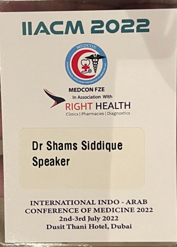 International Indo Arab Conference of Medicine 2022-3